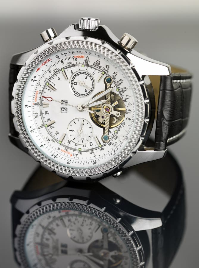 Niezmarkowany tradycyjny chronometr fotografia stock