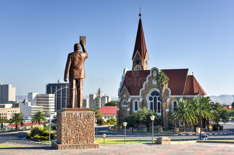 Chrystus kościół - Windhoek, Namibia obraz royalty free Chrystus kościół - Windhoek, Namibia obraz royalty free