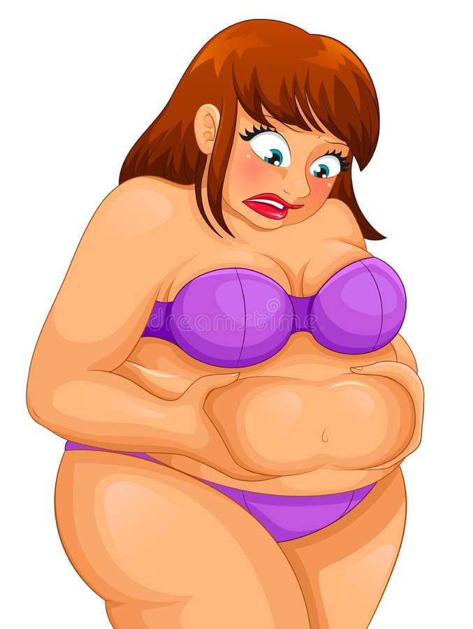 Cartoon of a Woman Looking Down at Her Sagging Boobs Stock Illustration -  Illustration of clothes, smiling: 104412638