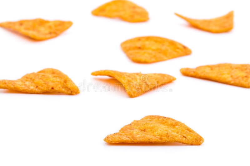 Triangle Chips stock photo. Image of food, nimco, namkeen 104334688