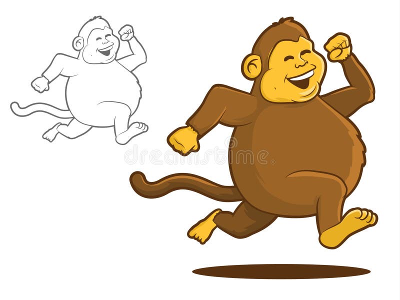 Chunky Monkey stock vector. Illustration of funny, playful - 37556754 Chunky Monkey stock vector. Illustration of funny, playful - 37556754