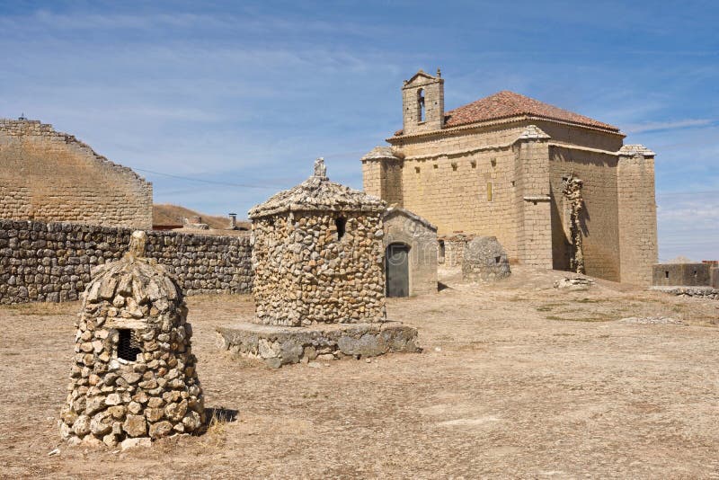 Church of Ampudia near castle, Palencia