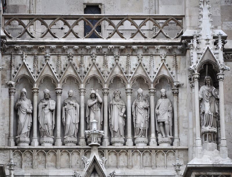 Church architectural detail stock photography