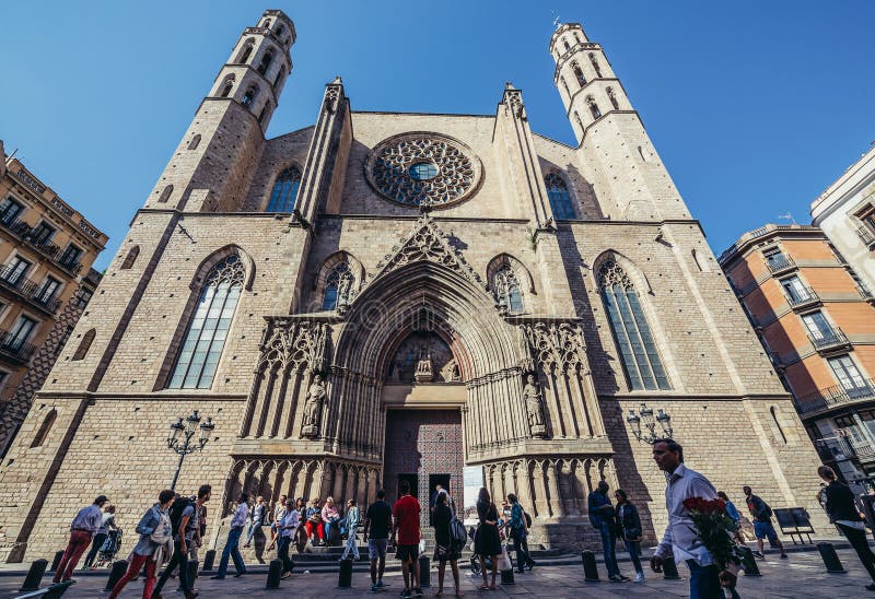 Church in Barcelona editorial photography. Image of sacral - 72829582