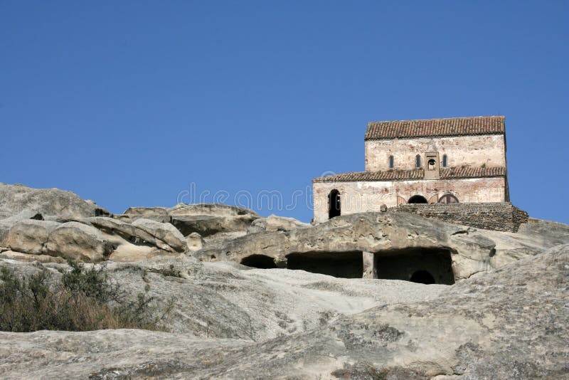 Church in the Caucasus mountains