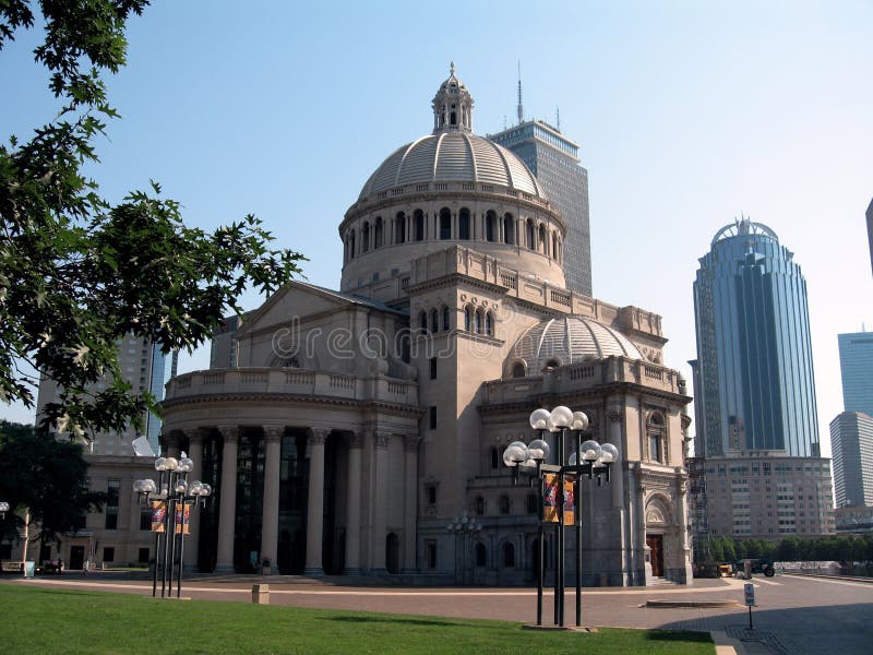 Church of Christ the Scientist, Boston royalty free stock photography Church of Christ the Scientist, Boston royalty free stock photography