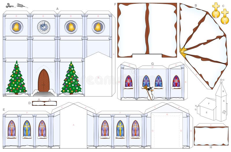 free-printable-paper-church-template-free-printable-templates