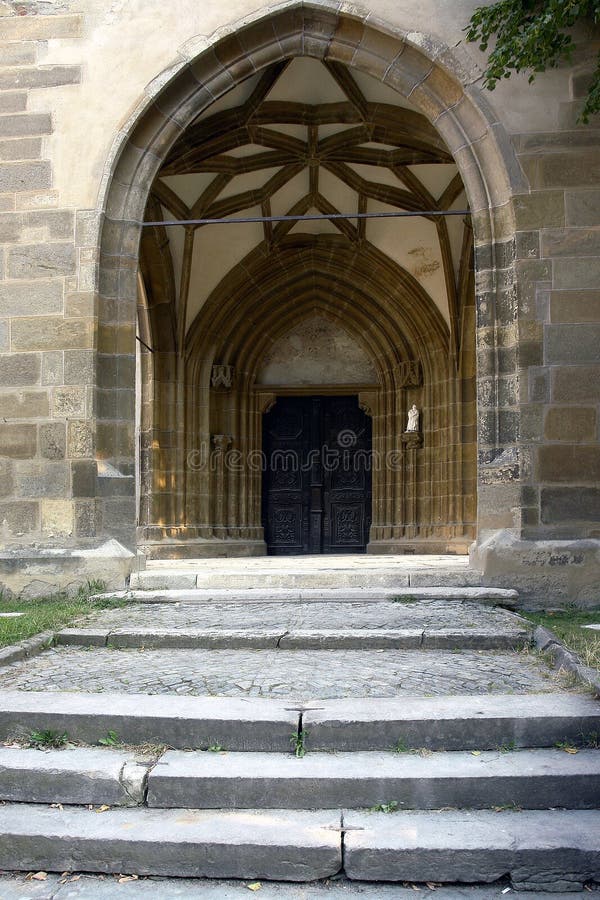 Church door royalty free stock photo
