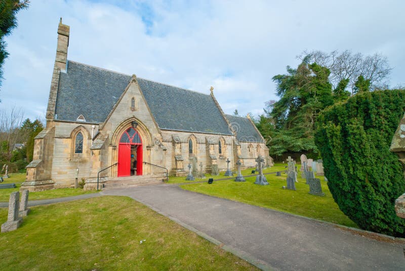 Church at Dunblane stock image. Image of ancient, kingdom 29631807
