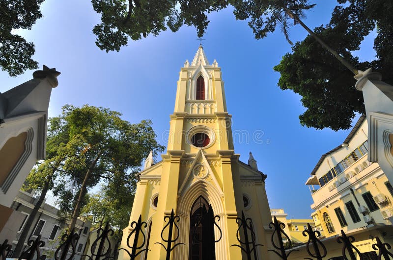 Church in Guangzhou,China stock image. Image of chinese - 21766245