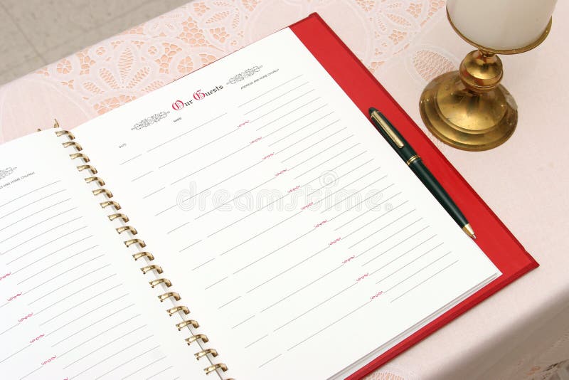 Church Guest Book 3 Picture. Image 229201