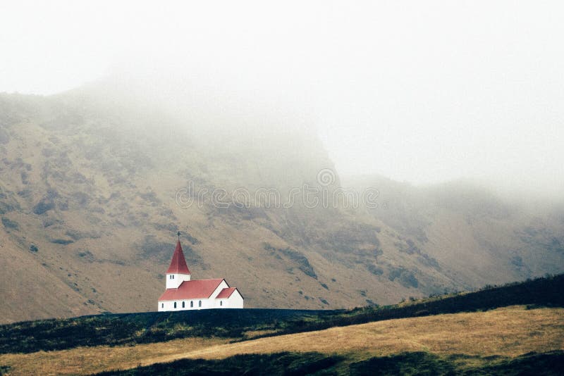 Church on a Hillside in Somerset,UK Stock Image Image of religion