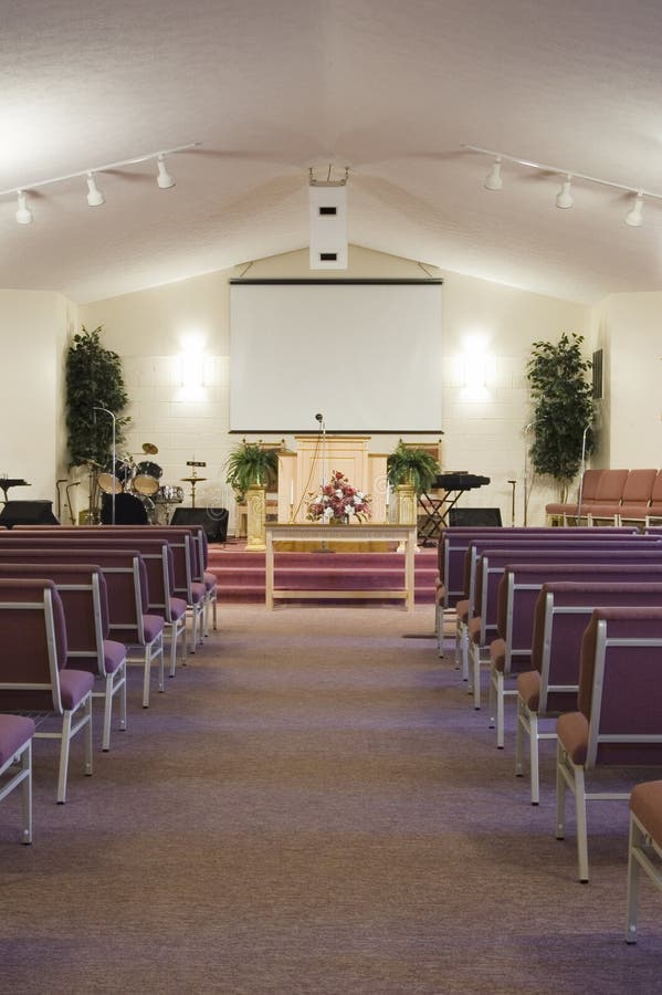 Interiér kostela (vertikální)