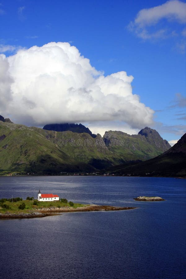 Church on Lofoten islands