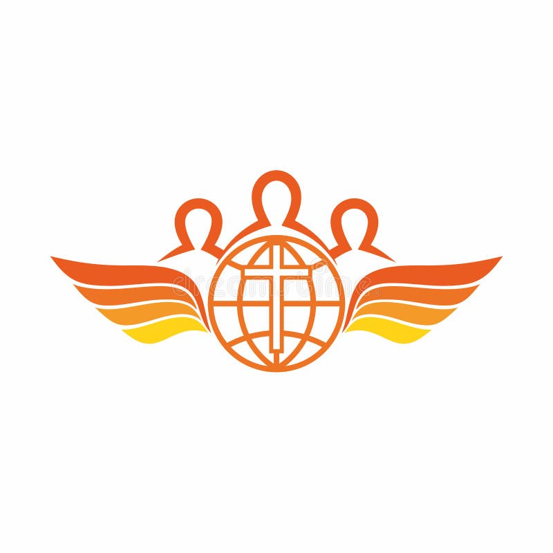 Church Logo. the Unity of the Church in Christ Stock Vector