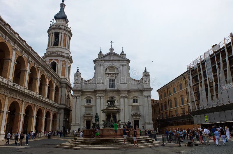 THE CHURCH OF LORETO IN ITALY stock images THE CHURCH OF LORETO IN ITALY stock images
