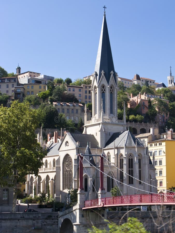 Church In Lyon Stock Photo Image 10648690