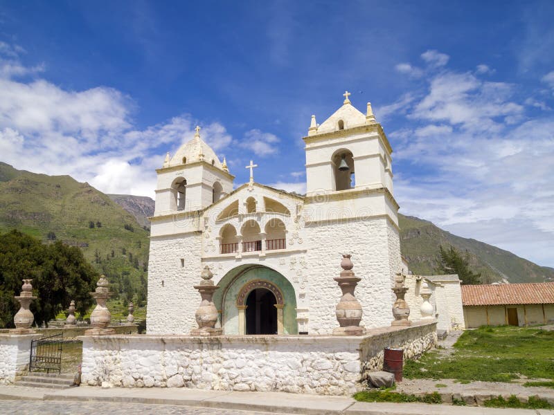 Church in Maca, Arequipa, Peru.