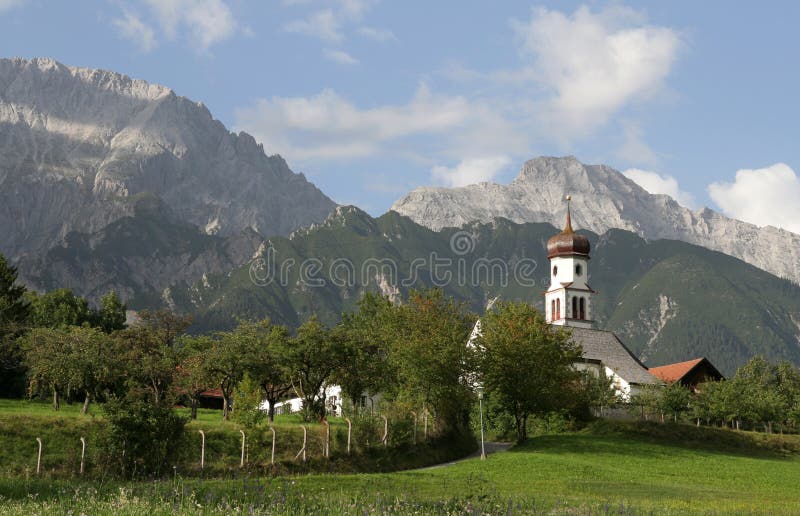 Church in mountains