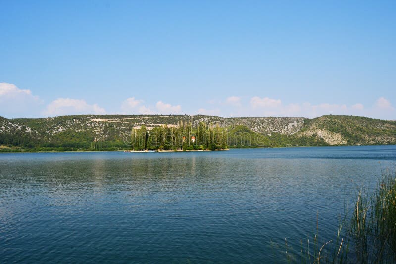 Church in the nature of the Krka National Park