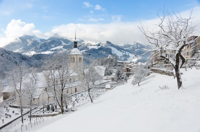 Church near Gruyere - Switzerland