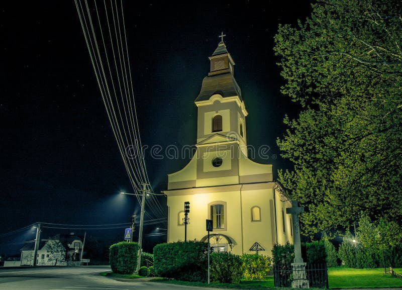 Church in the night