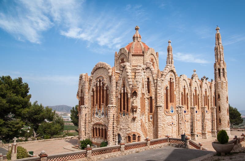 Church at Novoelda, Valencia Y Murcia, Spain Stock Photo - Image of ...