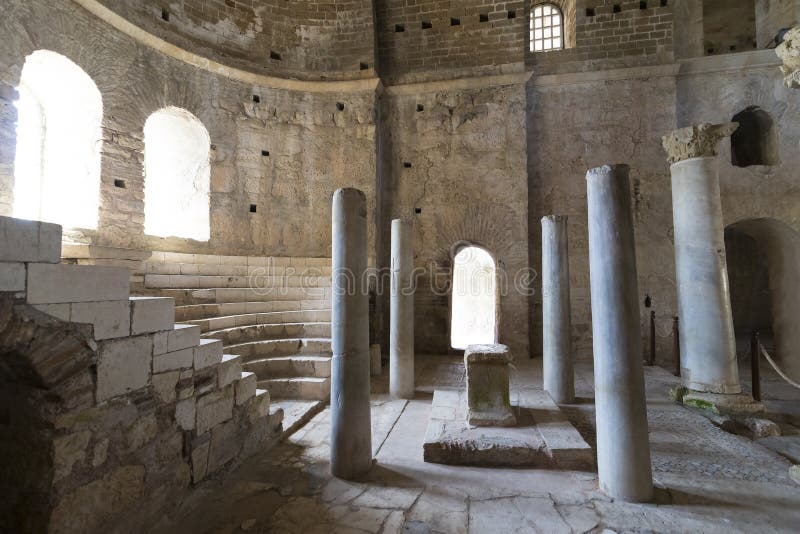 Church place of burial of St. Nicholas. Anatolia, lycia.