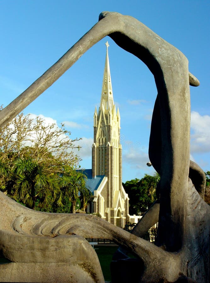 Church, Rose Hill, Mauritius Stock Image Image of frame, landmark