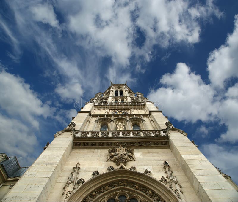 Church of SaintGermainl Auxerrois, Paris Stock Photo Image of
