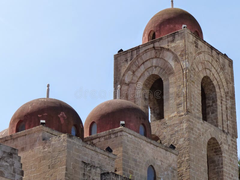 Church of San Giovanni degli Eremiti to Palermo in Sicily, Italy.