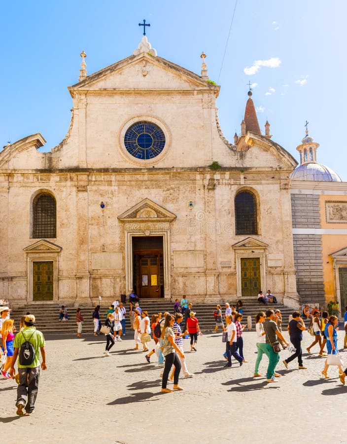 Church of Santa Maria del Popolo in Rome, Italy