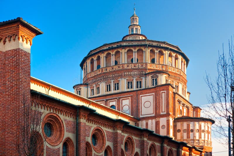 Church of Santa Maria Delle Grazie, Milan, Italy, Stock Image - Image of building, entrance: 12425405 Church of Santa Maria Delle Grazie, Milan, Italy, Stock Image - Image of building, entrance: 12425405