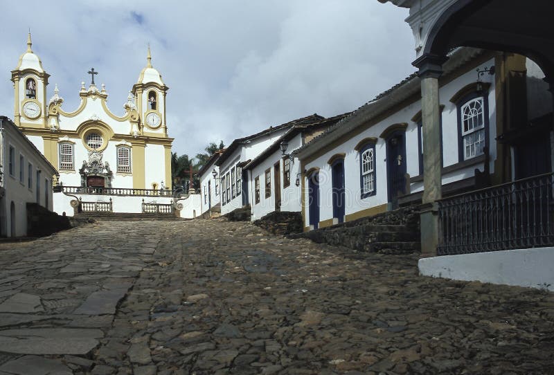 The church of Santo Antonio in Tiradentes, Minas Gerais, Brazil.