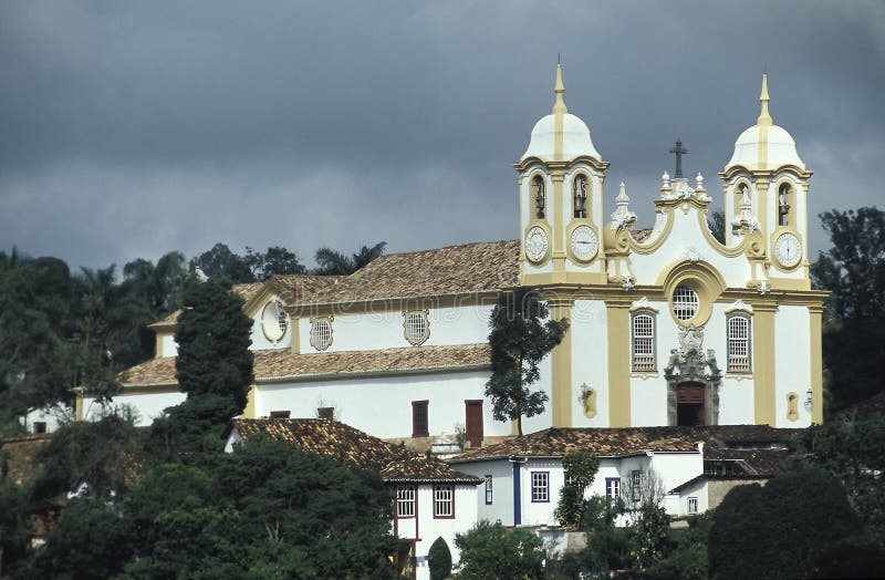 The church of Santo Antonio in Tiradentes, Minas Gerais, Brazil.