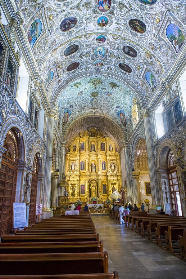 The church of Santo Domingo de Guzman in Oaxaca Mexico royalty free stock images The church of Santo Domingo de Guzman in Oaxaca Mexico royalty free stock images
