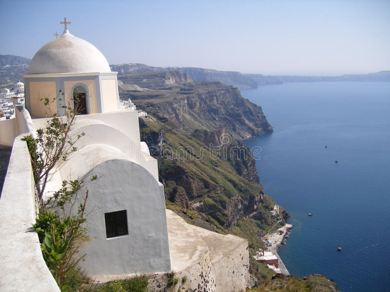 A church on the sea