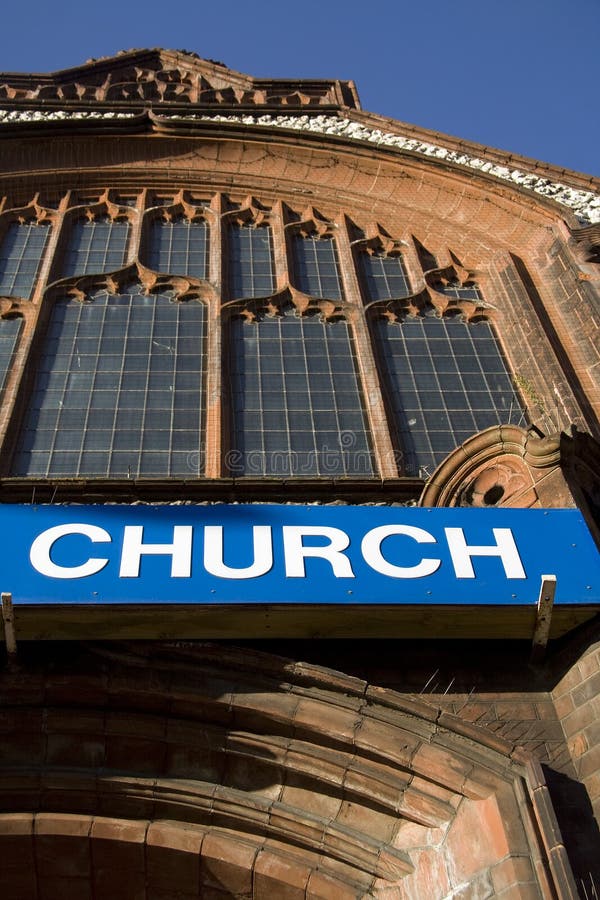 Church and sign