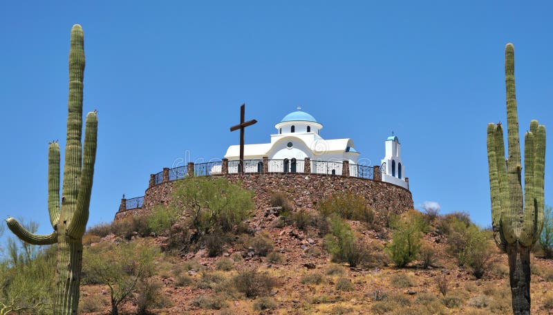 Church at St. Anthony S Monastery in Florence Arizona Stock Photo ...