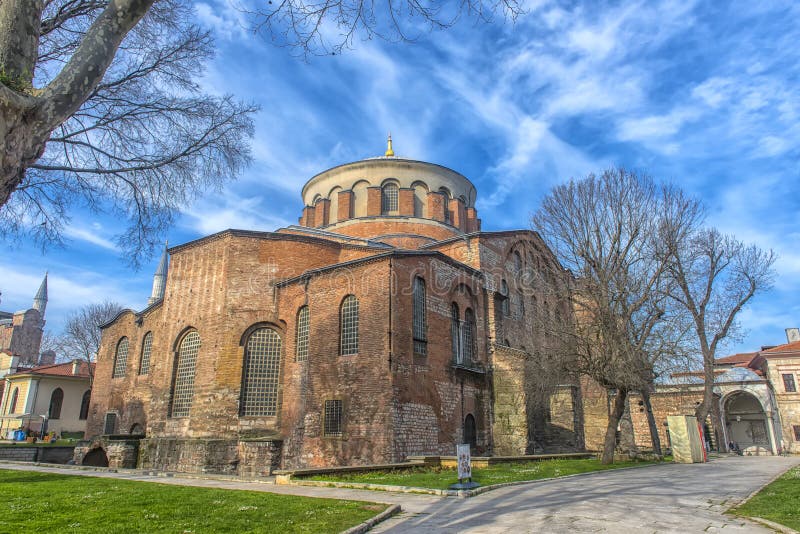 The Church of St. Irene - one of the earliest surviving churches royalty free stock photos The Church of St. Irene - one of the earliest surviving churches royalty free stock photos