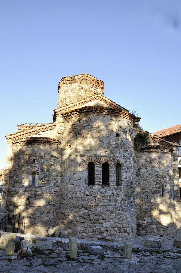 Church of St. John the Baptist at sunrise, Bulgaria, Nessebar