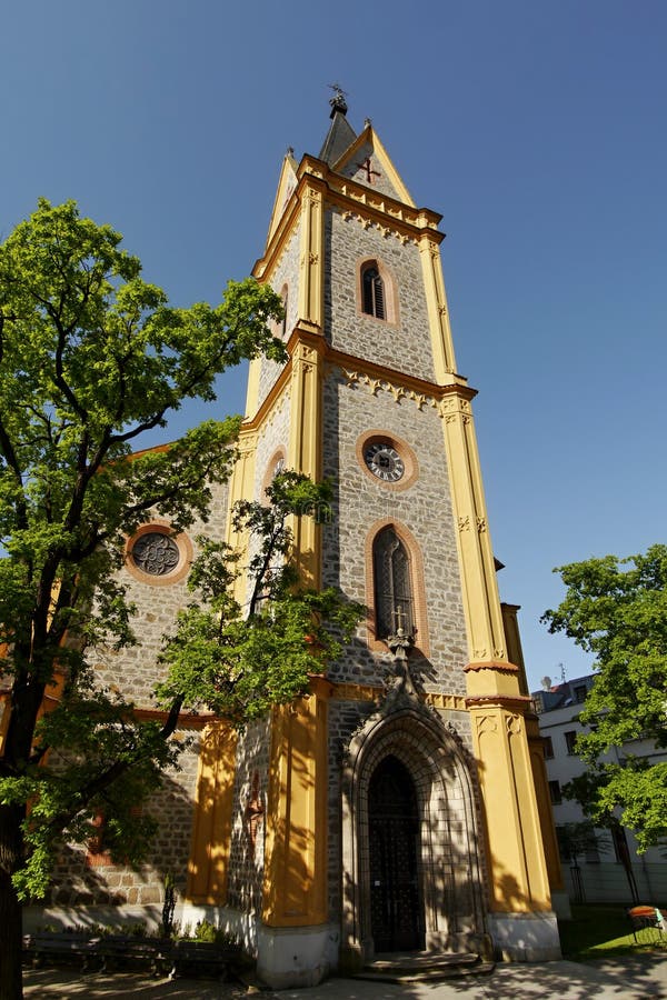 Church of St John of Nepomuk, Green Mountain Stock Image - Image of ...