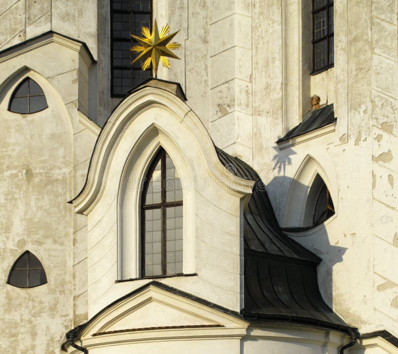 Church of St. John of Nepomuk at Zelena Hora stock image Church of St. John of Nepomuk at Zelena Hora stock image
