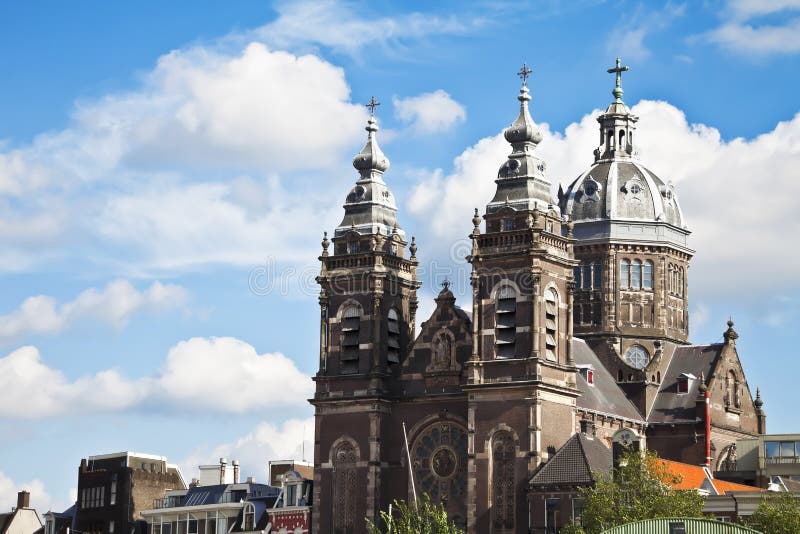 Church of St. Nicholas in Amsterdam Netherlands Eu stock photos Church of St. Nicholas in Amsterdam Netherlands Eu stock photos