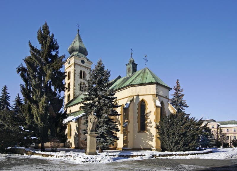 Church of St. Nicholas in Liptovsky Mikulas. Slovakia