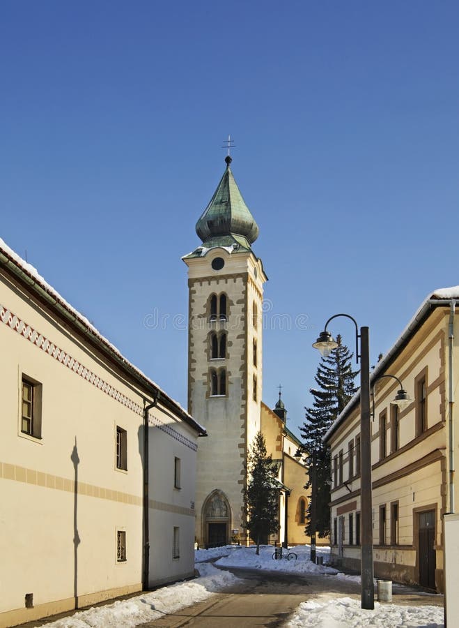 Church of St. Nicholas in Liptovsky Mikulas. Slovakia