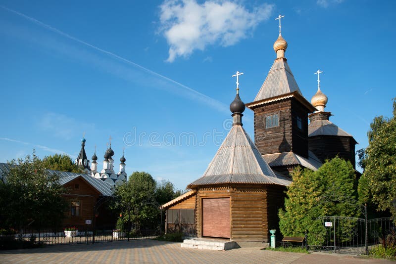 Church of St. Sergius of Radonezh at Holy Trinity Convent in the city of Murom royalty free stock image