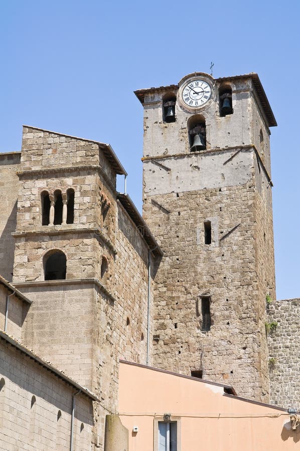 Church of St. Sisto. Viterbo. Lazio. Italy. Close up of the Church of St. Sisto. Viterbo. Lazio. Italy stock photography Church of St. Sisto. Viterbo. Lazio. Italy. Close up of the Church of St. Sisto. Viterbo. Lazio. Italy stock photography