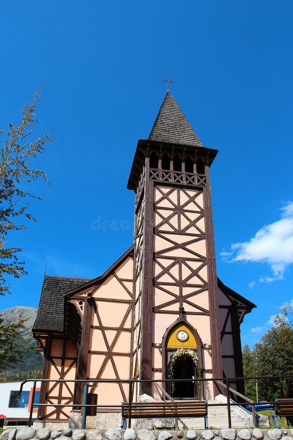 Kostel ve Starém Smokovci, Vysoké Tatry, Slovensko