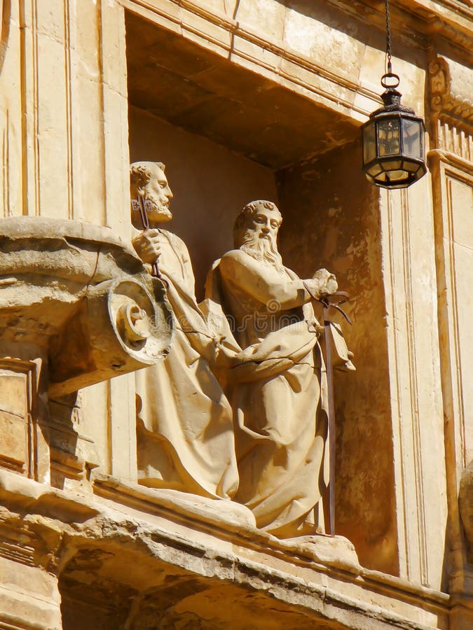 Church Statues stock image. Image of column, catholicism 7677509